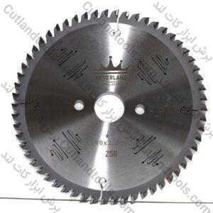 صفحه برش الماسه آلومینیوم بر و PVC بر نورلند NEVERLAND 190x2.8x2.0x30x58T