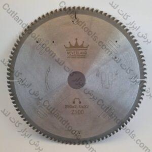 صفحه برش الماسه آلومینیوم بر و PVC بر نورلند NEVERLAND 250x2.0x1.5x32x100T