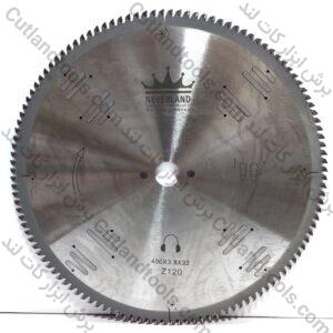 صفحه برش الماسه آلومینیوم بر و PVC بر نورلند NEVERLAND 400x3.8x3x32x120T