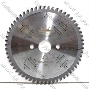 صفحه برش الماسه آلومینیوم بر و PVC بر نورلند NEVERLAND 180x2.4x1.4x30x58T