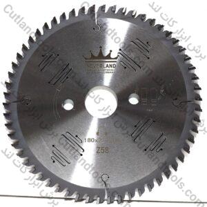 صفحه برش الماسه آلومینیوم بر و PVC بر نورلند NEVERLAND 180x2.8x2.0x30x58T