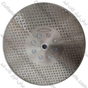 صفحه برش الکتروپلیت مثلثی نورلند نقره ای 230 Neverland