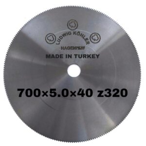 تیغ اره آتشی سه گل اصلی ترکیه 40×5.0×700 LUDWIG KOHLER