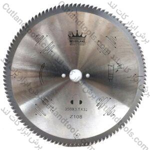 صفحه برش الماسه چوب بر نورلند NEVERLAND 350x3.5x32x108T