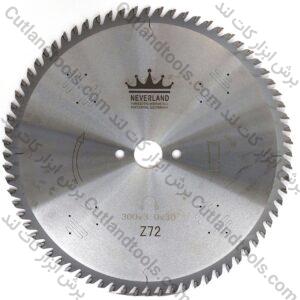 صفحه برش الماسه چوب بر نورلند NEVERLAND 300x3.0x2.2x30x72T