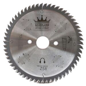 صفحه برش الماسه چوب بر نورلند NEVERLAND 180x2.8x2.0x30x58T