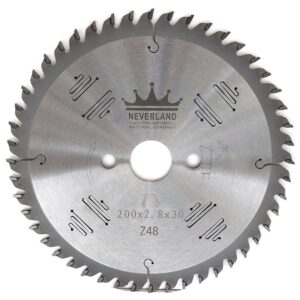 صفحه برش الماسه چوب بر نورلند NEVERLAND 200x2.8x2.0x30x48T
