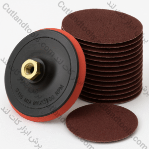 پک سنباده پشت کرکی ۱۱۵ برای مینی فرز و پولیش به همراه زیرسنباده 10+1