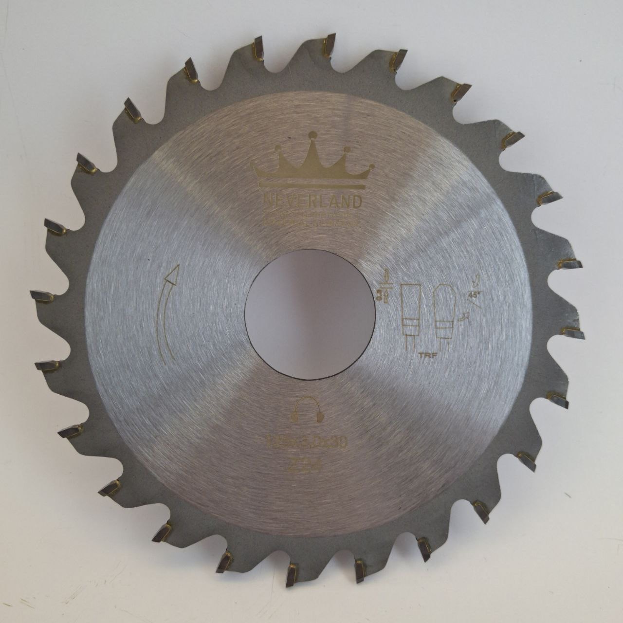 تیغه خطزن MDF نورلند NEVERLAND 125×3.0×30×24 | خطزن زیر تیغه دورکن