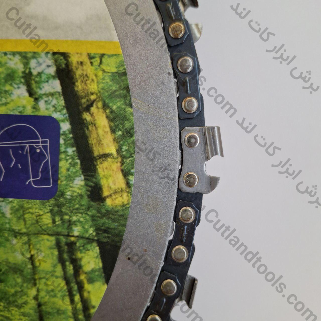 چوببر زنجیری علفز 235 میلیمتر شفت ۲۵.۴ | تیغه زنجیری تنهبُر حرفهای BRUSH CUTTER BLADE - Image 2