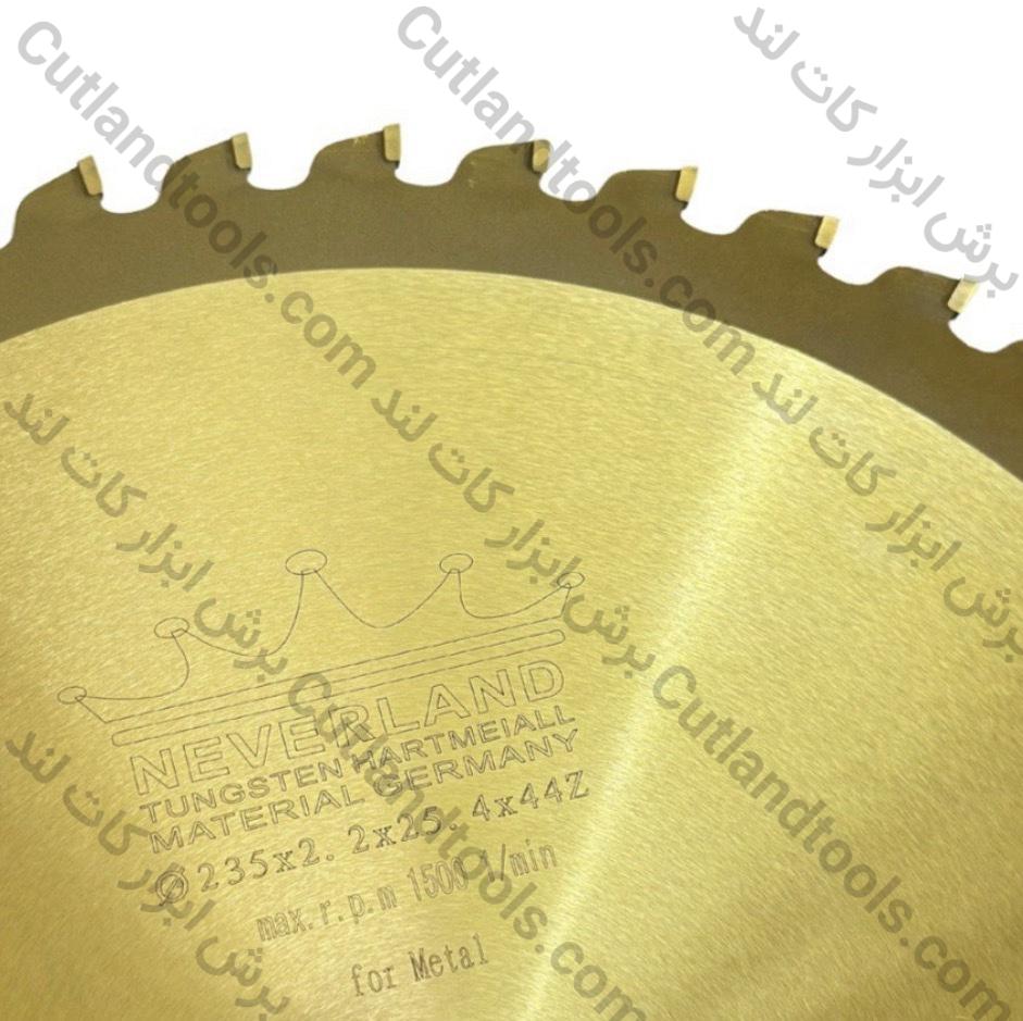 صفحه برش فرز 125 الماسه پنل بر مخصوص برش انواع فلزات نورلند NEVERLAND (آهن ، مس ، برنج ، تیتانیوم و آلومینیوم و … )
22.23x2.4x125 z30 - Image 2