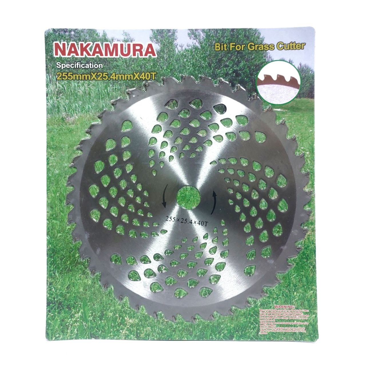تیغه اره الماسه علف زن باغبانی ناکامورا NAKAMURA 255×25.4×40T